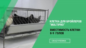 🐓Почему металлические клетки лучше деревянных? Клетка для бройлеров "MultiPro" видео-обзор