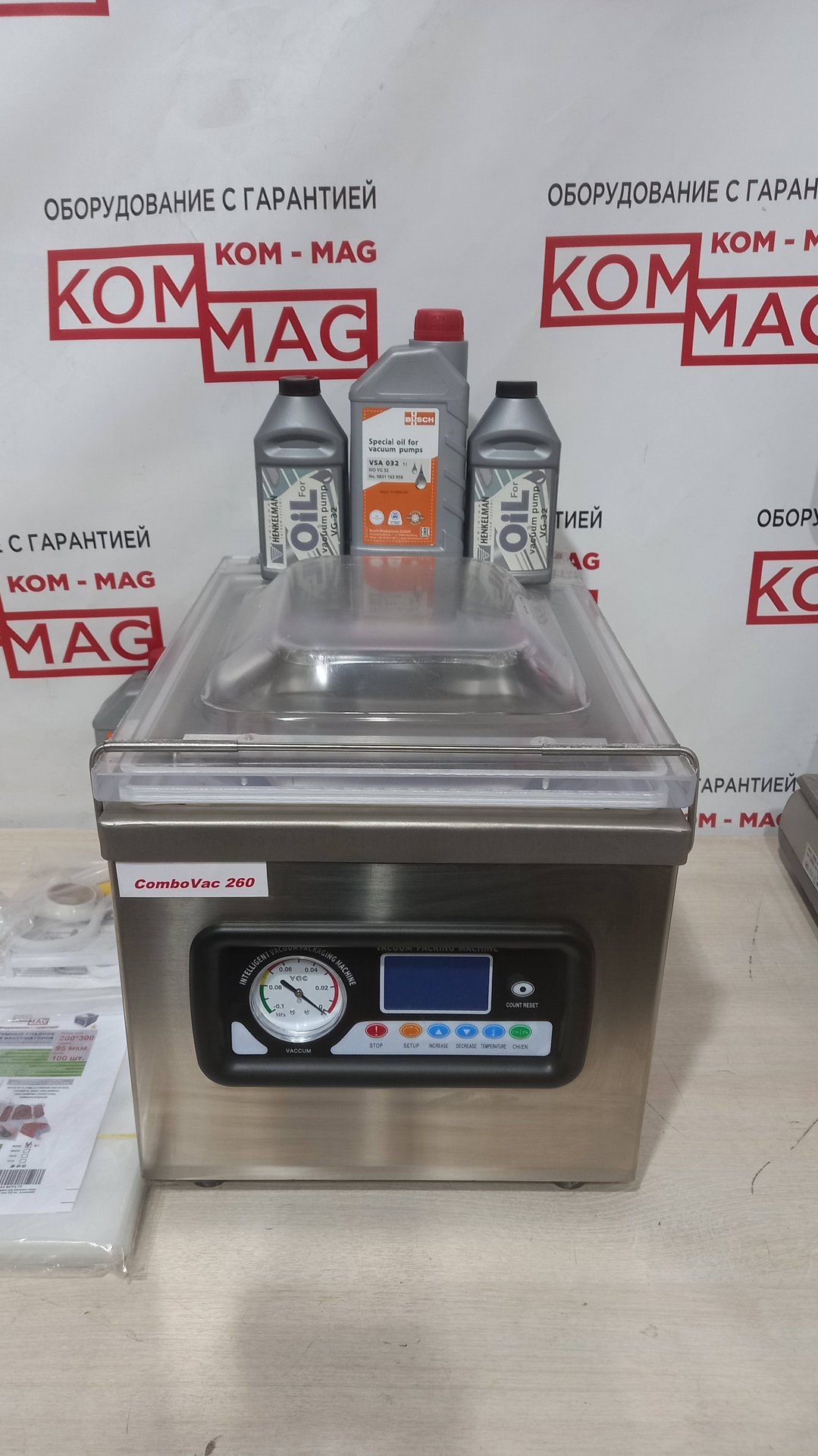 Вакуумный упаковщик ComboVac 260 с ЖК экраном смотреть онлайн