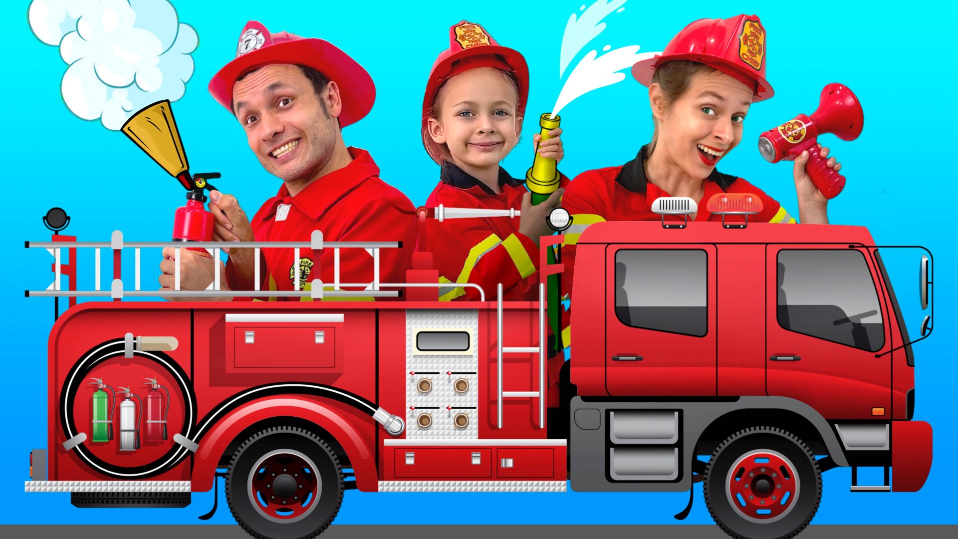 Пожарные спешат на помощь + Еще больше детских стишков и песенок для детей | Майя и Маша+Сборники смотреть онлайн