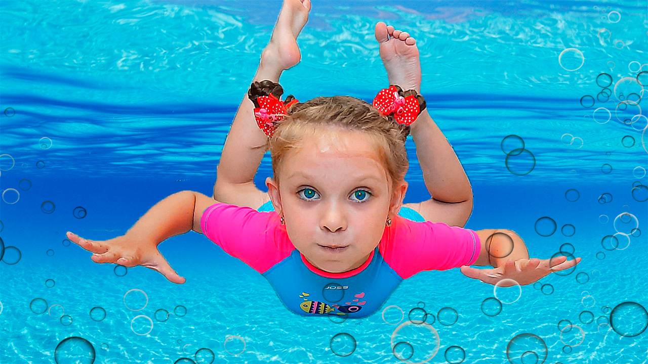 Детская песенка для малышей про то как весело купаться и играть в ванной смотреть онлайн