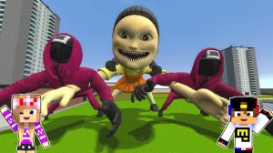 СЛОМАННЫЙ МОД НА ИГРУ В КАЛЬМАРА в МАЙНКРАФТ ДЕВУШКА НУБ и ПРО ВИДЕО ТРОЛЛИНГ MINECRAFT Евгенбро