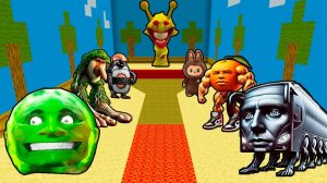 ИТАЛЬЯНСКИЕ ЖИВОТНЫЕ BRAINROT против ЛОВУШЕК ИГРЫ КАЛЬМАРОВ в Майнкрафте!