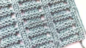 Очень простой ажурный узор 🔥 Для вязания джемпера, палантина