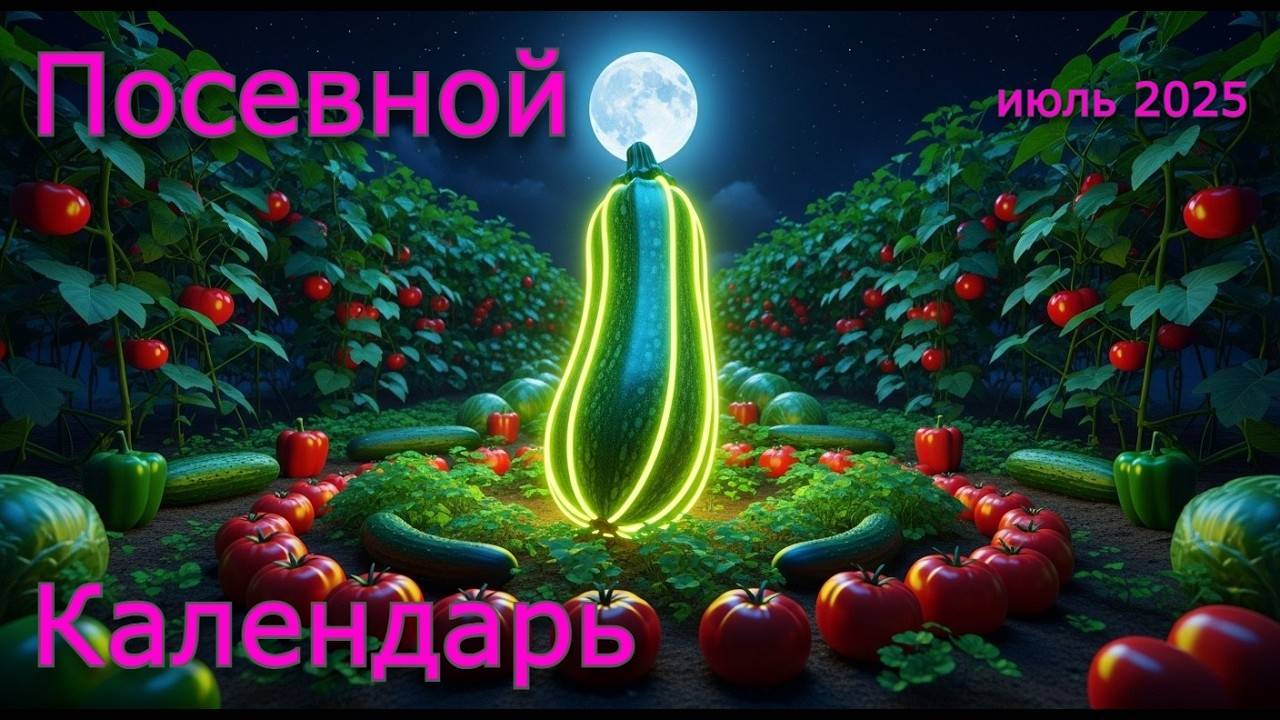 Благоприятные Дни для Посева в ИЮЛЕ 2025 для овощей и саженцев! смотреть онлайн