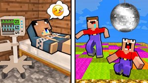 ДЕВУШКА ПРО ЗАБОЛЕЛА А НУБАМ ВСЁ РАВНО В МАЙНКРАФТ