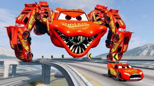 Эпический побег от Молний Маккуина, Пожирателя приятелей, пожирателя зомби | Сборник Beam