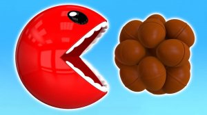 Веселый ПАКМЕН, смешные мультики для малышей, мультфильмы для детей, красочные мультики бесплатно