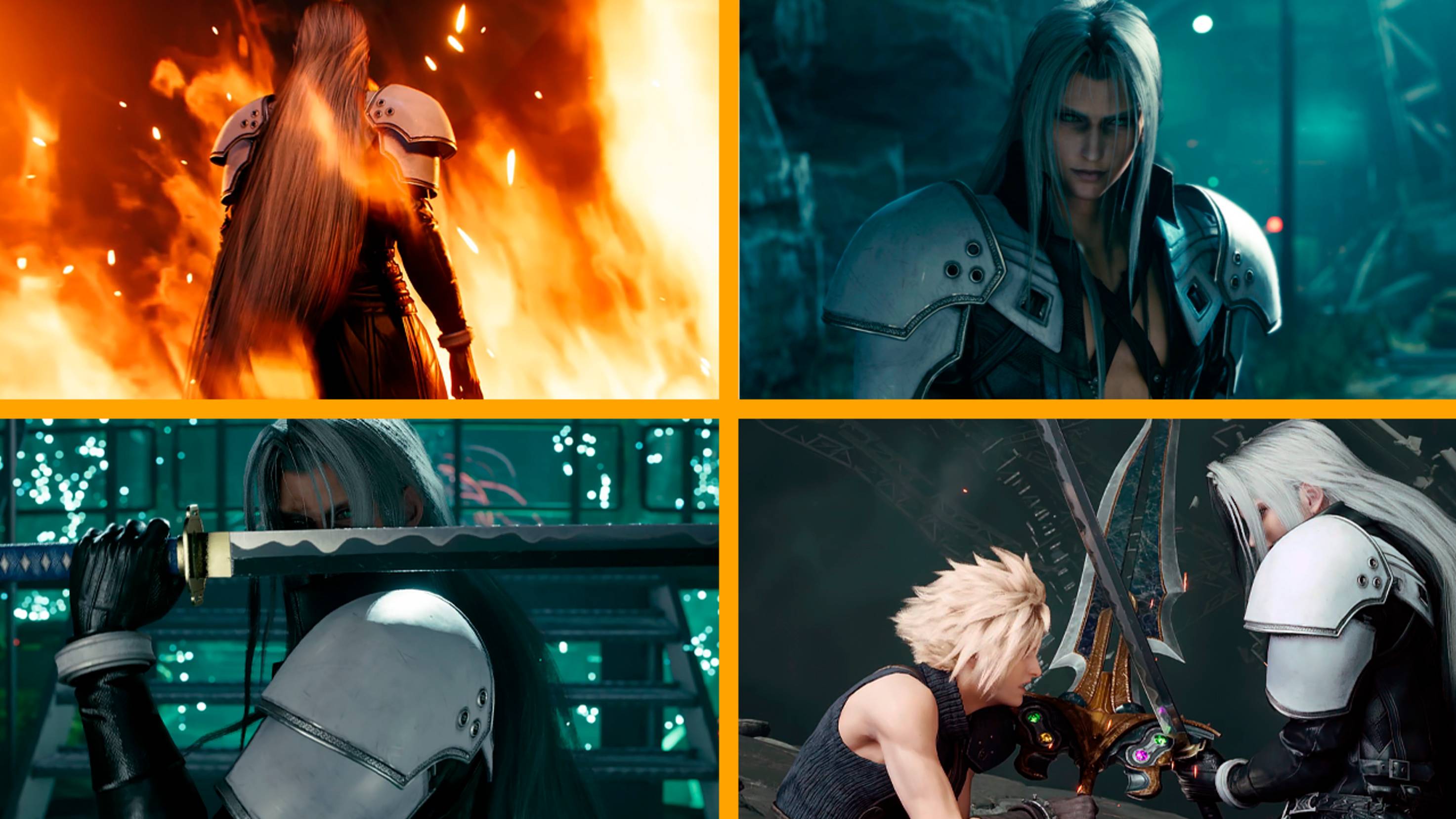 Final Fantasy VII Remake Intergrade | Все сцены с Сефиротом | Без комментариев смотреть онлайн