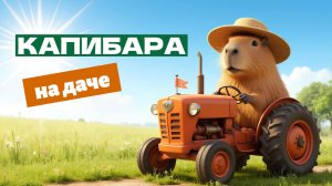 Капибары на даче: отдых мечты или катастрофа? 😅🛠️