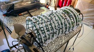 Холодильник из полиуретановых и полиамидных труб.