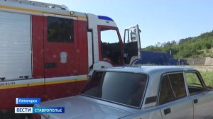 Бештау сегодня снова было в огне