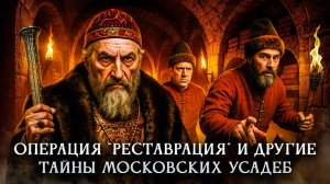 Операция "Реставрация" и другие тайны московских усадеб