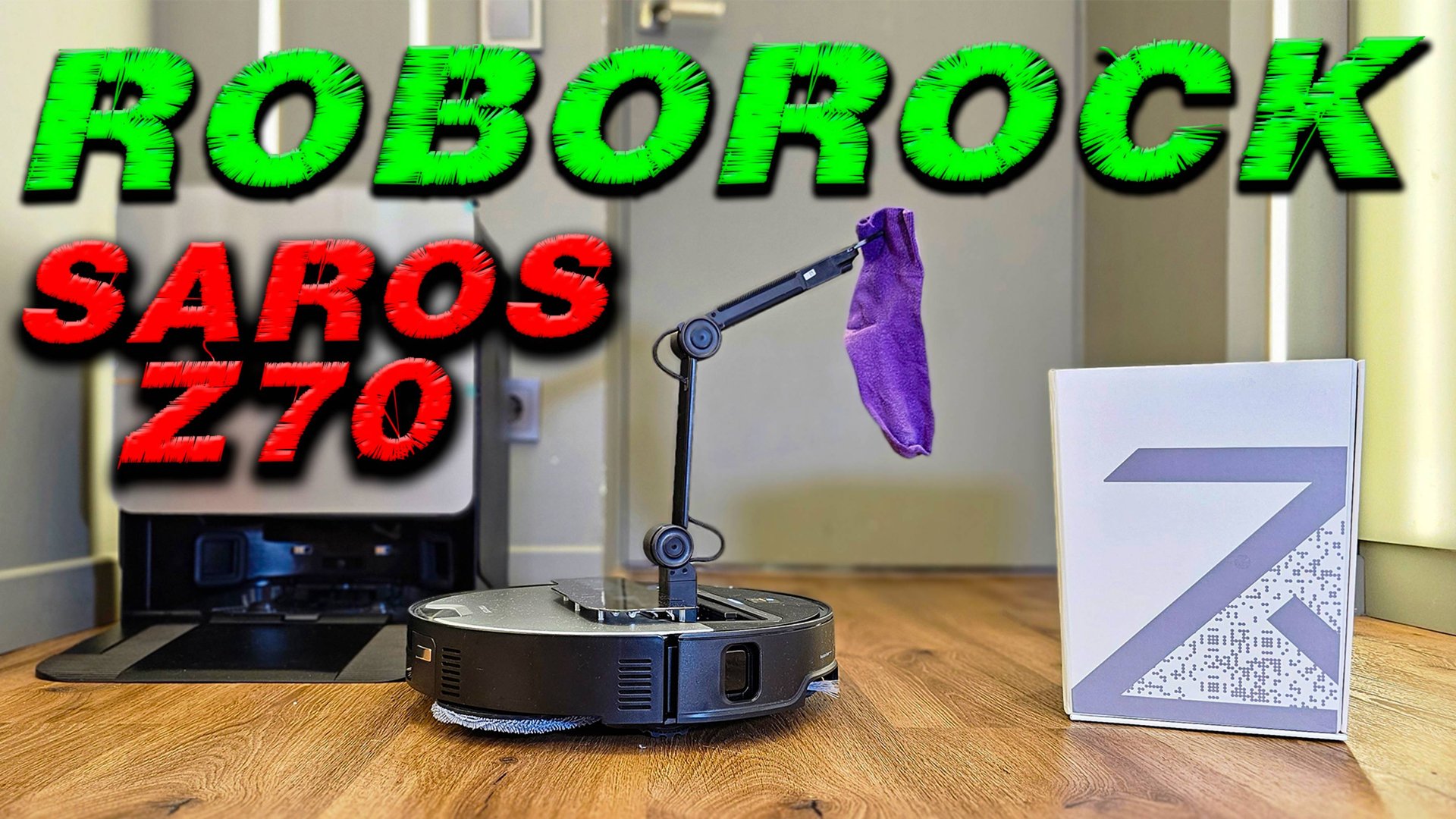 Roborock Saros Z70: Революция в уборке с роботизированной рукой и умной станцией смотреть онлайн