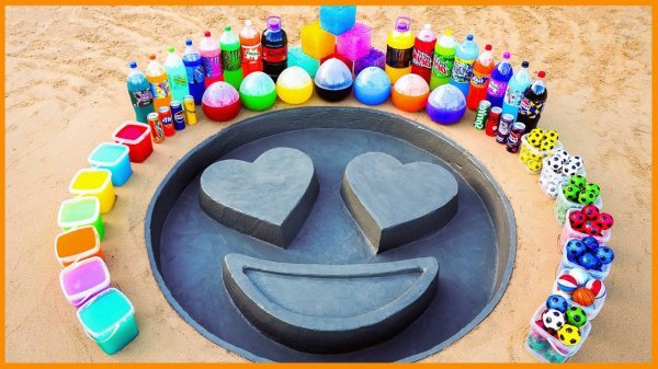 Мультики для малышей. Мультики эксперименты ямы с песочным смайликом. Детские мультики онлайн