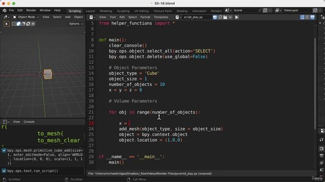 5_18. S5-18 Randomly Placing Objects In A Volume смотреть онлайн