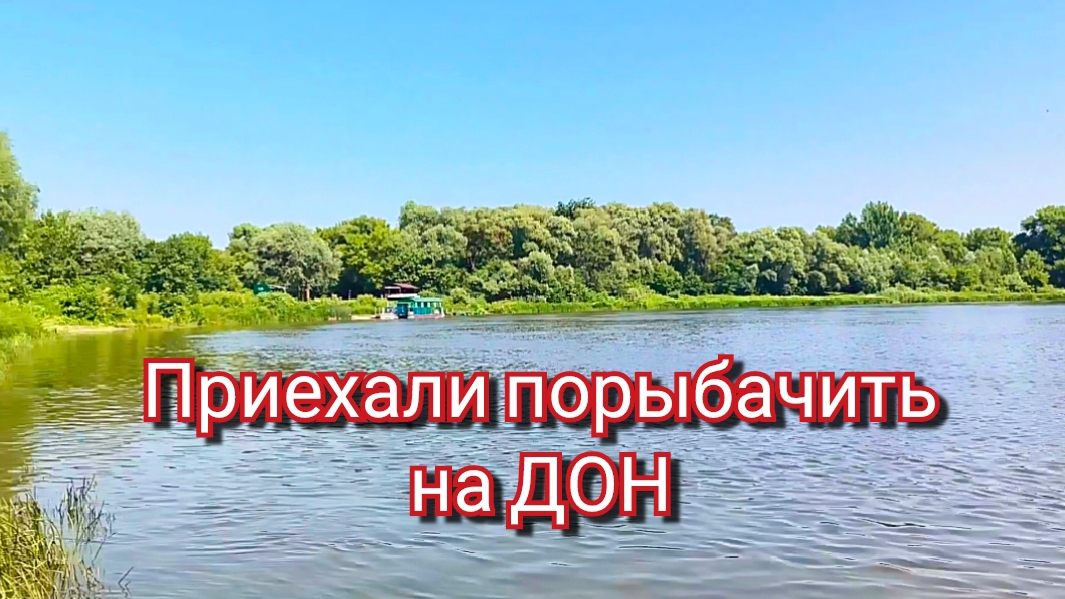 Приехали на рыбалку на Дон. смотреть онлайн
