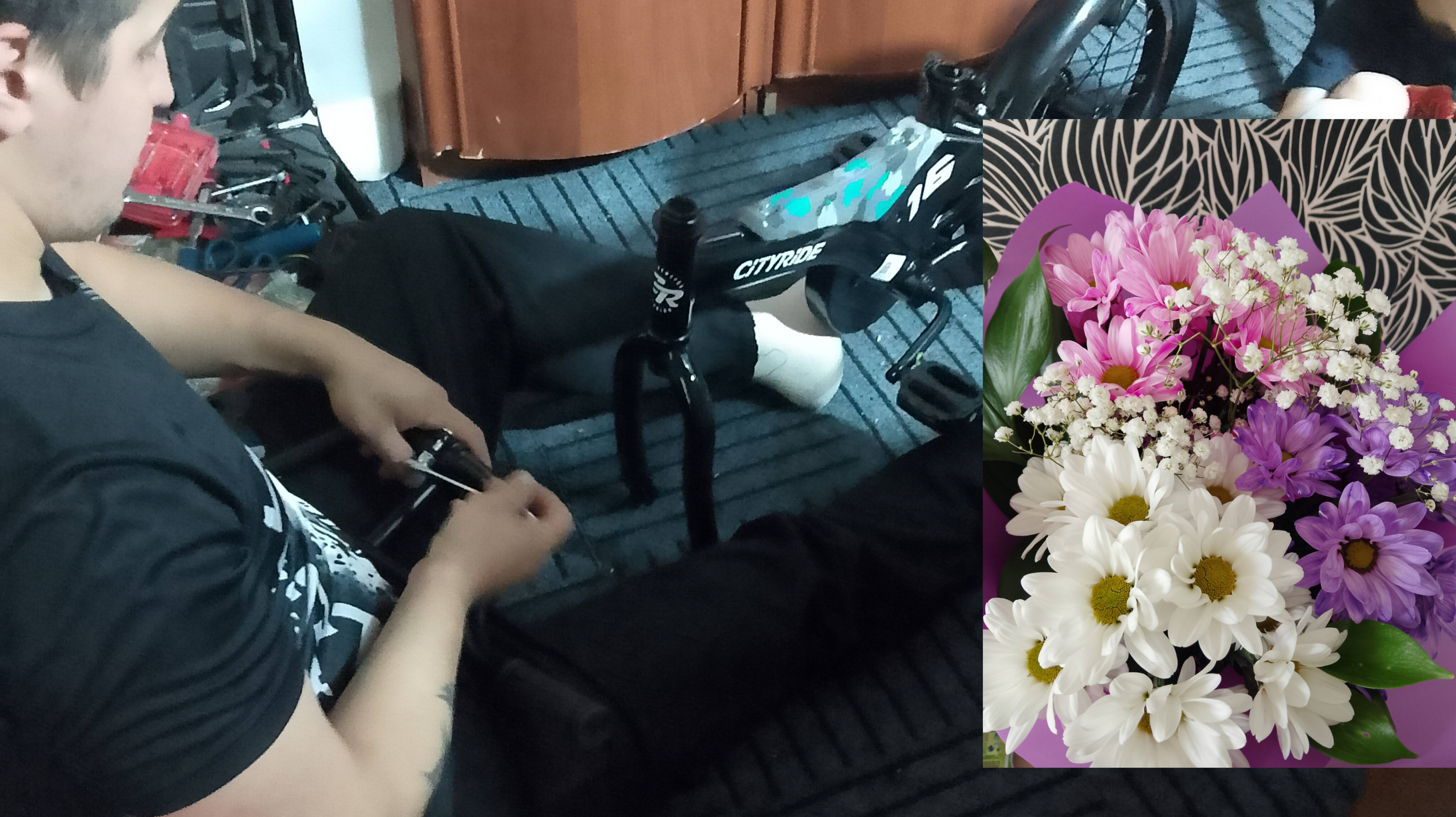 День рождения мужа, купили велик, день семьи смотреть онлайн