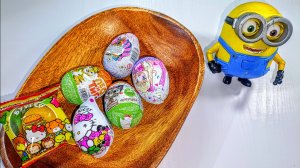 АСМР РАСПАКОВКА Киндер Сюрприз яйца АСМР Новинка 🥰🩷👀