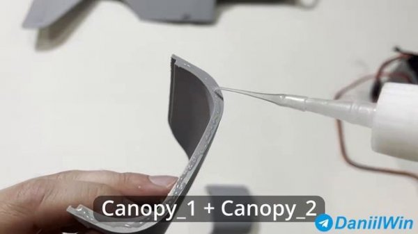 Сборка самолёта Kestrel 900мм