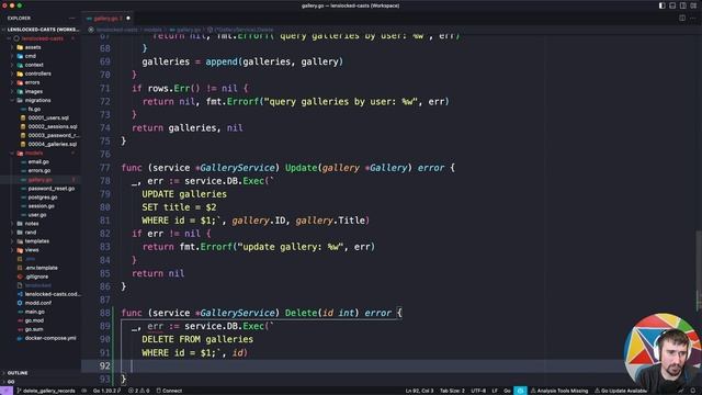 201 - Deleting Gallery Records смотреть онлайн