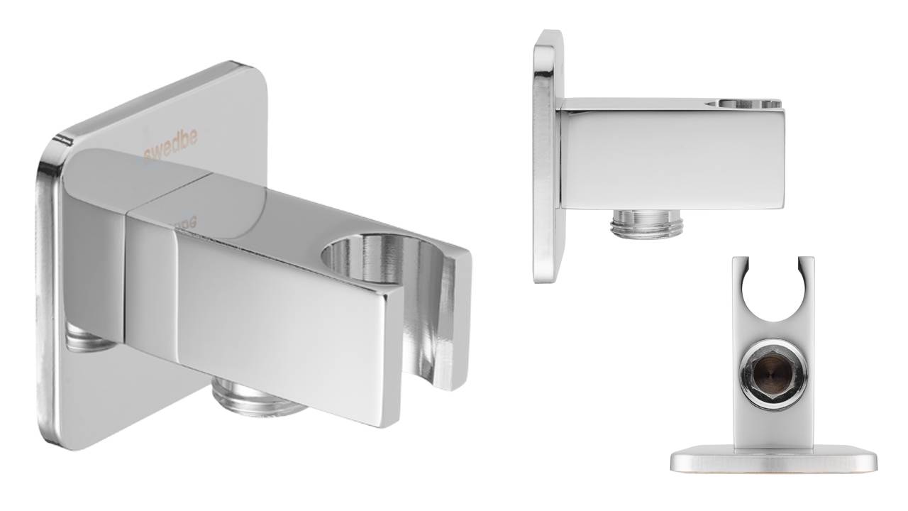 Распаковка шлангового подсоединения с держателем для лейки Swedbe Platta арт.5504 смотреть онлайн