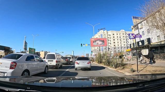 (4K разрешения) Urganch shahri yangi Shovot ko'chasi. смотреть онлайн