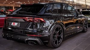 Audi RSQ8 Performance 2025 года — звук, экстерьер и интерьер