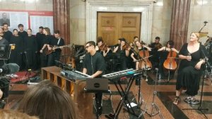 Музыка в метро. Антон Беляев. Станция метро Курская.