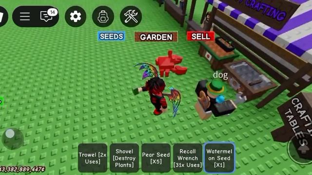 ОБЗОР НА МОЙ САД В GROW A GARDEN