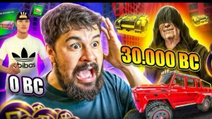 $30 000 BC! 🔥 СНОВА ЗОЛОТО НА ПРОКАЧКЕ ПОДПИСЧИКА С ОСОБОГО КЕЙСА в БЛЕК РАША / BLACK RUSSIA