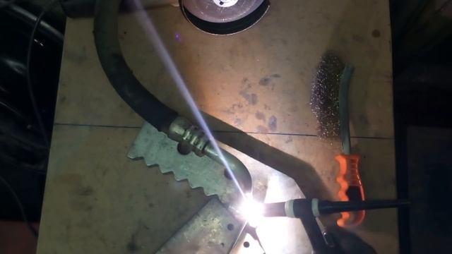 TIG сварка трубки кондиционера. г. Липецк смотреть онлайн