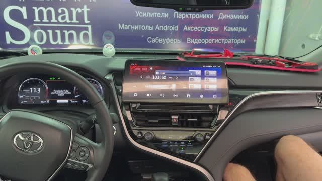 Установка андроид магнитолы в TOYOTA Camry 2020-2026