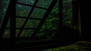 Шум Дождя из Мансарды | Дождь за Окном для Сна и Успокоения