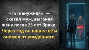 Истории из жизни | Муж думал, она вернётся. Он ошибался