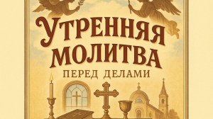 Утренняя молитва. Перед делами