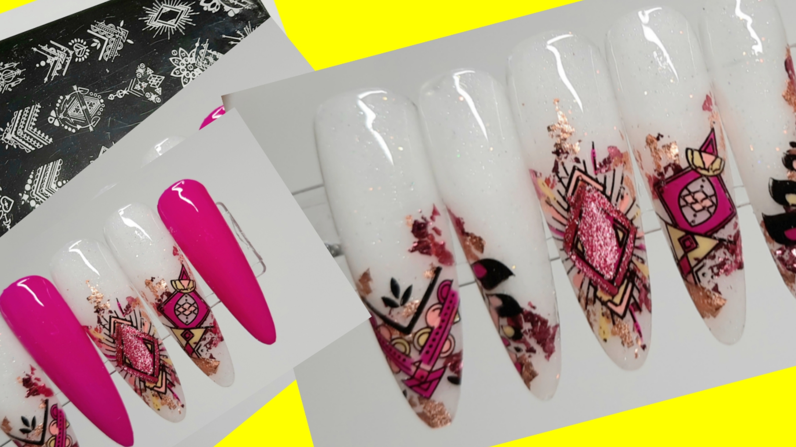 *677*Делаю слайдеры для Верхних форм из Стемпинга.Заготовки гелевых типс с дизайном . смотреть онлайн