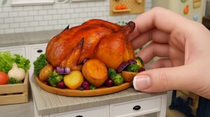 Самый Лучший Рецепт Для Запекания Курицы в Печи! 🤩 Готовлю Мини Курочку в Печи! 🤗 Мини Кухня