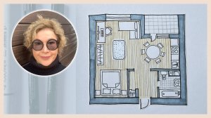 1.3 Обводим план и добавляем цвет 🖊️ Уроки дизайна для детей