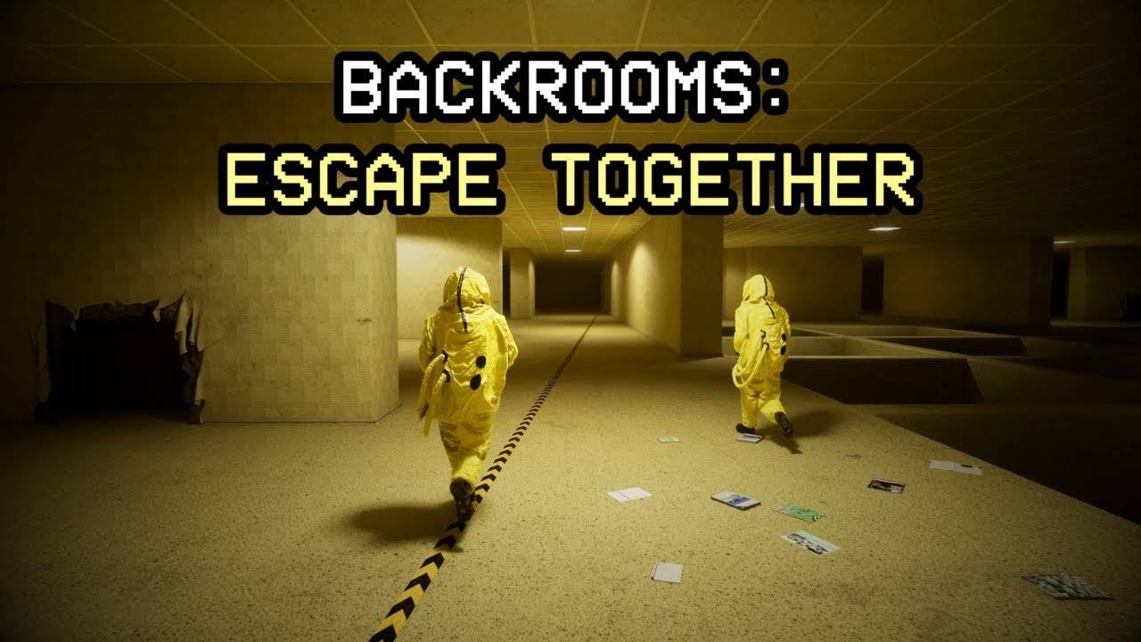 Backrooms Escape Together l Мы исследователи говна смотреть онлайн