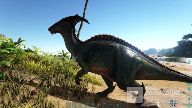 ARK Survival Evolved. #2 Душим змей и строим плот.