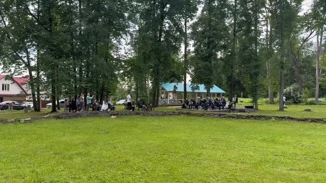 Усадьба и замок Храповицкого, поездка в посёлок Муромцево. смотреть онлайн