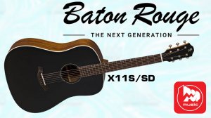 BATON ROUGE X11S/SD - акустическая гитара дредноут || топ из массива