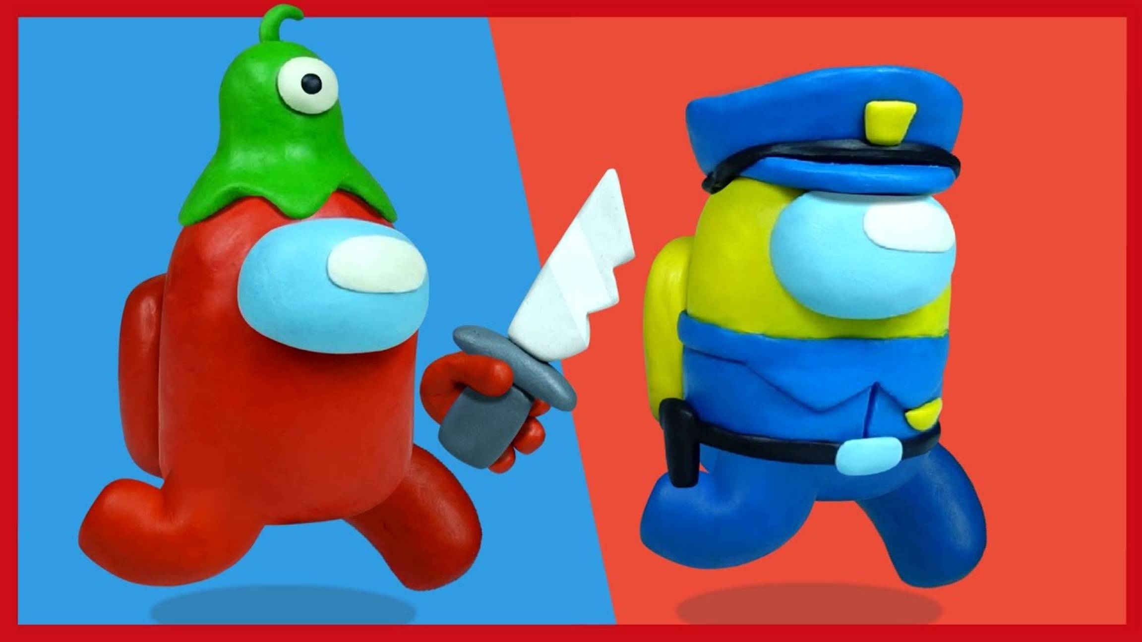 AMONG US из пластилина. Как слепить Амонг Ас. смотреть онлайн