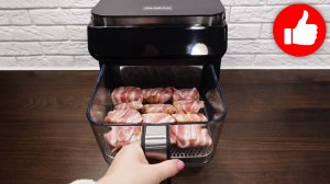 Как вкусно приготовить картошку. Просто и Быстро картошка в беконе в аэрогриле Red G500!