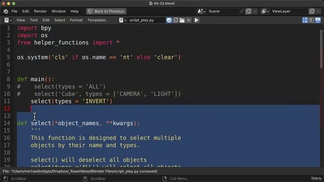 4_21. S4-22 Inverting Selection смотреть онлайн