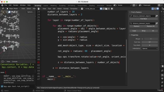 5_15. S5-15 Making A Helix Of Objects смотреть онлайн