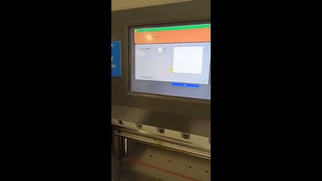 Видео настройки засыпания главного привода резака GUOWANG GW92P