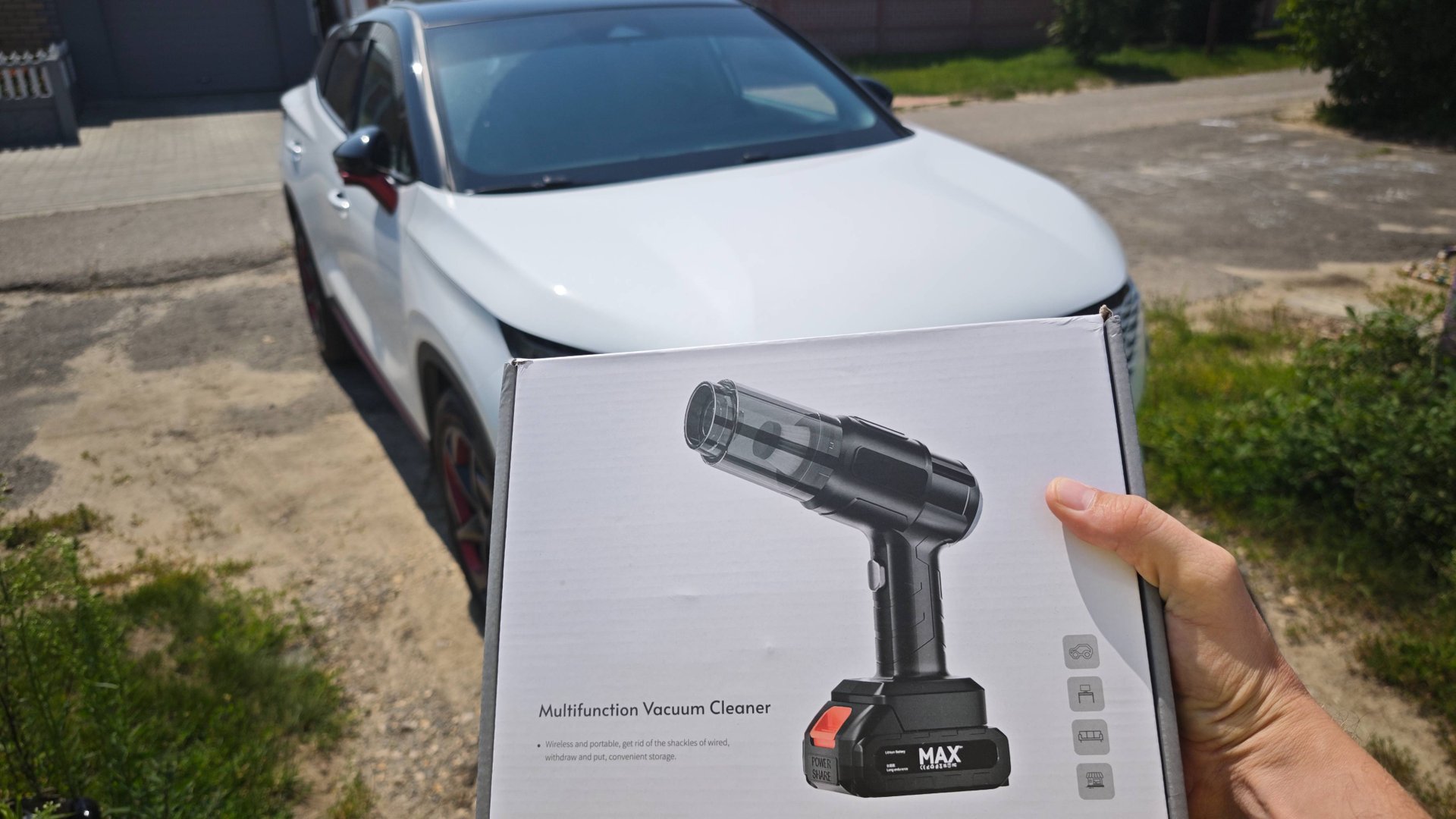 Автомобильный пылесос беспроводной аккумуляторный мощный 3 в 1, воздуходув, вакууматор, 6 насадок смотреть онлайн