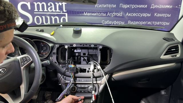 Установка андроид магнитолы в Lada Vesta 2015-2023 смотреть онлайн