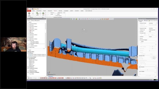 Reverse Engineering Piping For Aerospace Fuselage _ Geomagic Design X